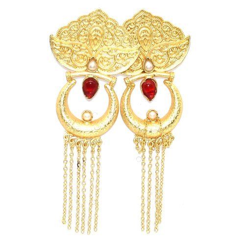 Ladies Design Gold Plated Earring