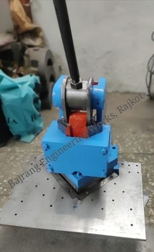 Blue Manual Hand Notcher Machine