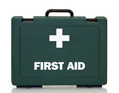 Green Portable First Aid Kit