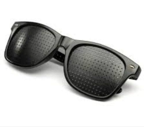 Pinhole Glasses - Full Frame, Plastic Lenses | Stylish Eye Care for Unisex Use