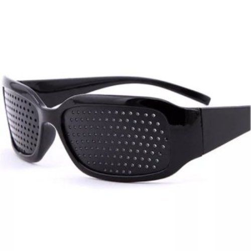 Pinhole Glasses - Full Frame Unisex Style for Vision Improvement | Durable PC Frame and Comfortable Plastic Lenses