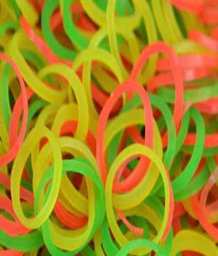 Premium elastic rubber bands for packing fluorescent for office kitchen  home multicolour multipurpose rubberband rubberbands (200 gms, 3 inch)