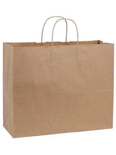 Perfect Finish Brown Color Paper Carry Bags Size: Standard