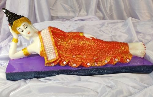 Light Weight Polyresin Sleeping Buddha Idol