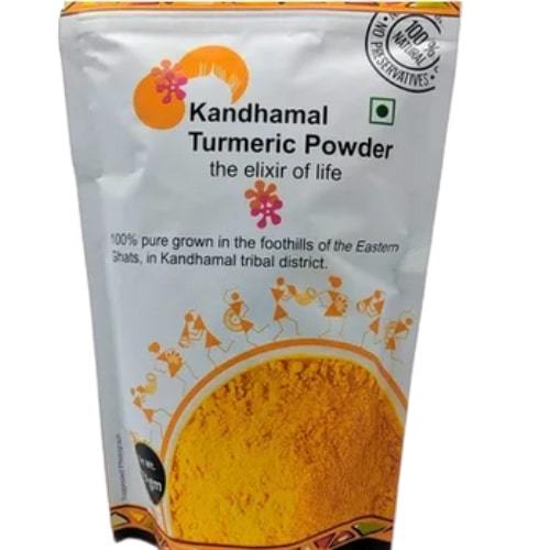 Yellow Pure Kandhamal Turmeric Powder