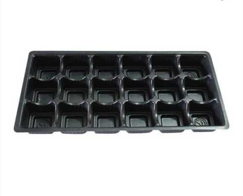 Black Custom Eggs Packaging Tray