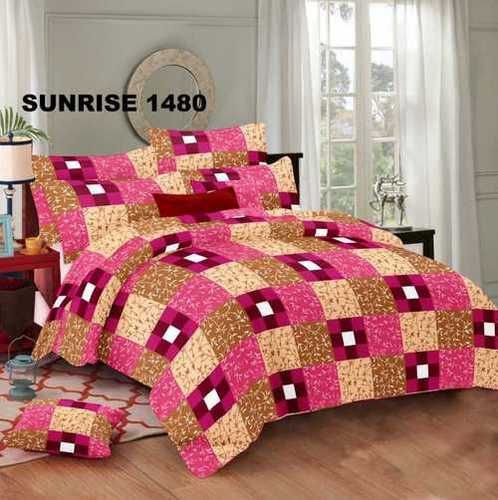 Designer Multicolor Cotton Single Bedsheet