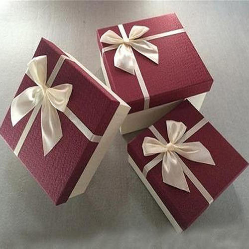 Eco-Friendly Paper Flocking Gifts Jewellery Boxes