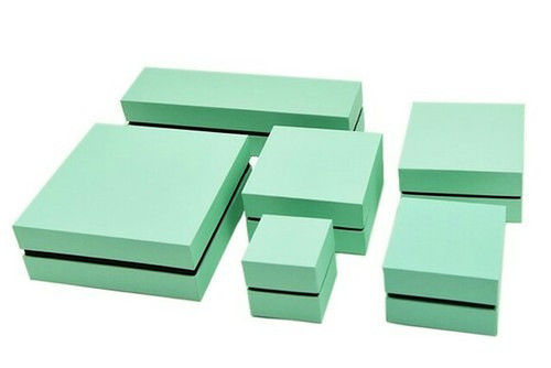 Sea Green Paper Jewelry Box