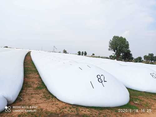 White Silage Bags For Storage Grass