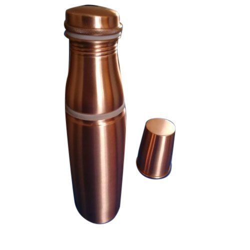 Brown Plain Copper Glass Bottle Set