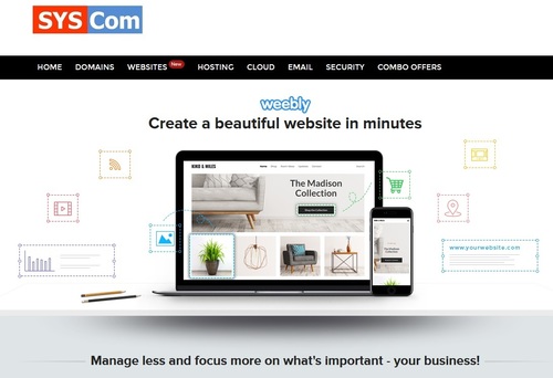 Website Weebly Design Services By SYS Com