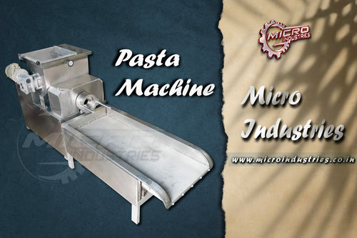 Industrial Fully Automatic Macaroni Pasta Machine Capacity: 200 Kg/Hr Kg/Hr