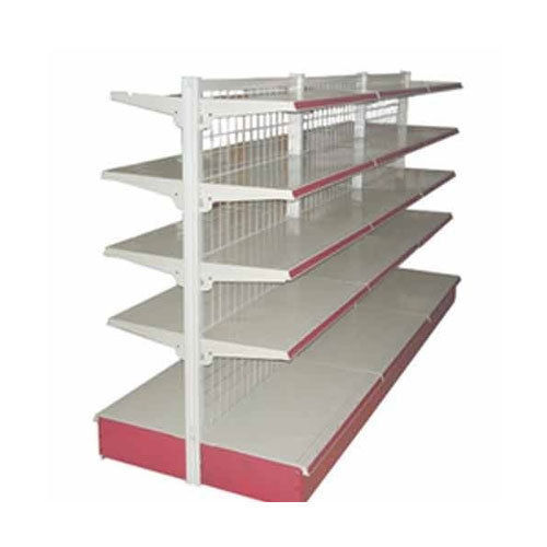 Mild Steel Powder Coated Supermarket Rack