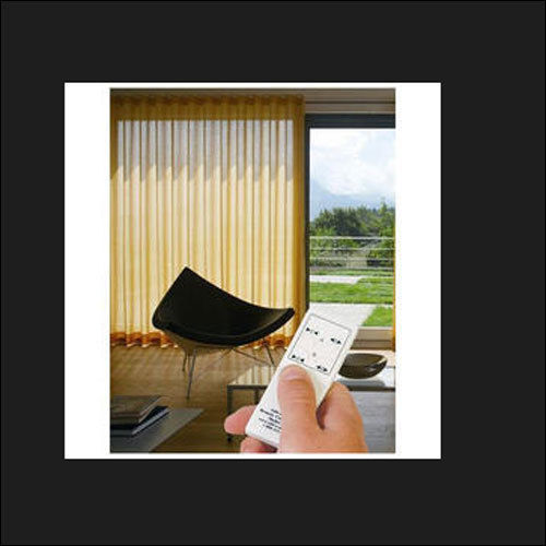 Red A-Ok Remote Control Motorized Curtain