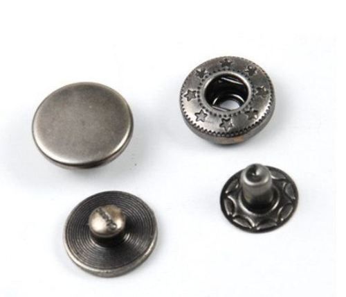 As Shown In Image Designer Metal Snap Buttons