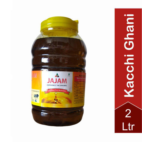 Jajam Kachi Ghani Pure Mustard Oil 2 Litre