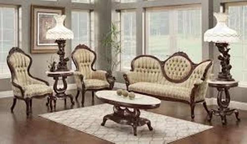 Crafted Antique Victorian Period Wooden Furniture