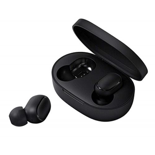 Silver Black Bluetooth Earbuds (Airdots Tws)