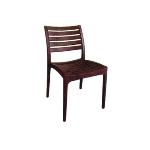 Brown Portable Plastic Chair