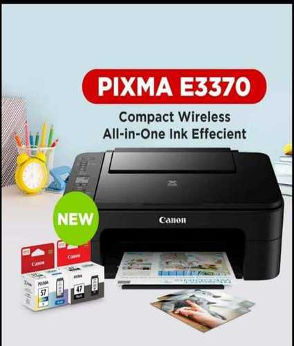 CANON PIXMA E3370 All In One Wireless Ink Efficient Color Printer