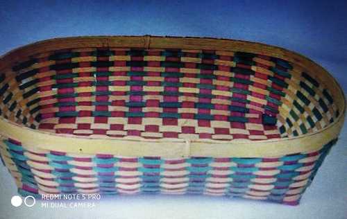 Solid Square Bamboo Basket