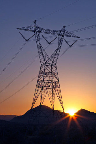 Steel Electrical Power Transmission Tower