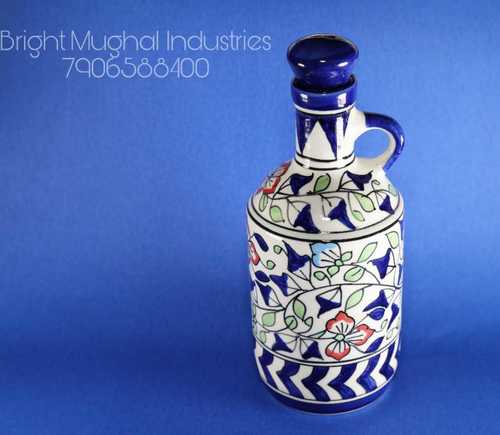 Mughal Tradition Ceramic Oil Bottle