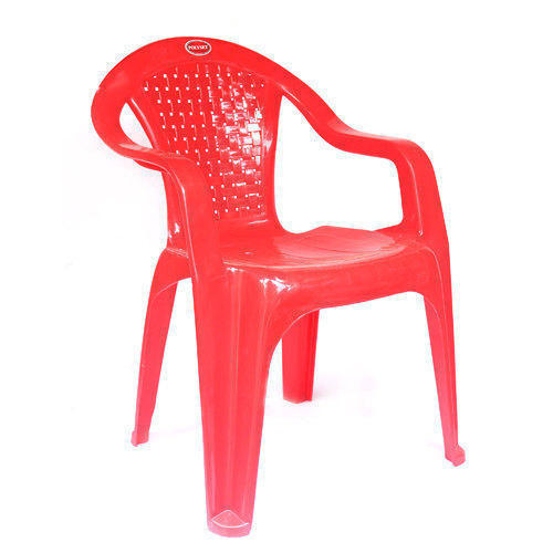 Decorator Red Plastic Chair