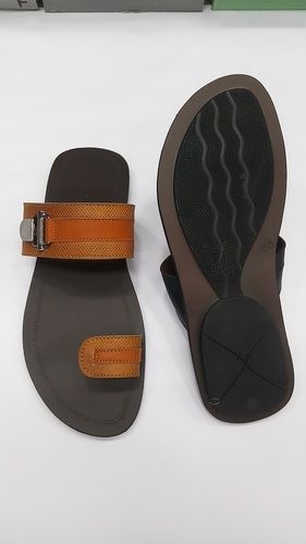 Fancy Pu Sole Gents Chappal at Price 
