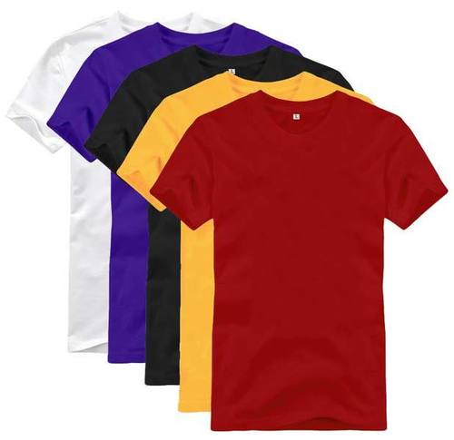 Various Colors Are Availabel Mens Round Neck T Shirts