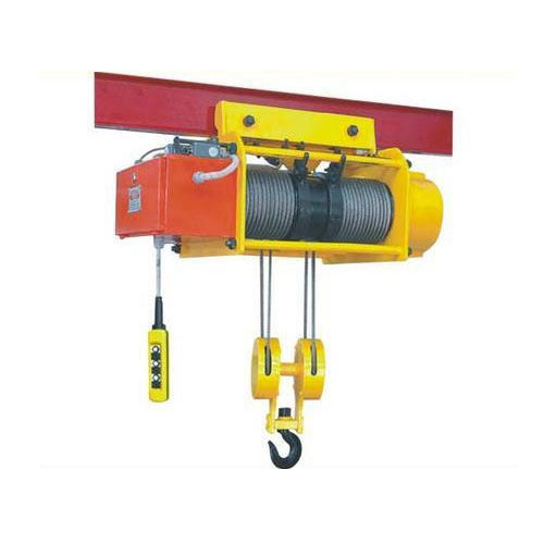 Electric Wire Rope Hoist - Painted Finish, Semi Automatic Operation | Ideal for Industrial Applications