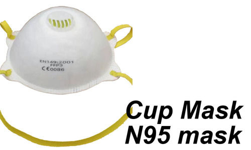 White N95 Cup Style Face Mask