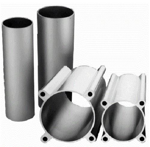 Silver Aluminium Pneumatic Tube For Compressed Air Piping