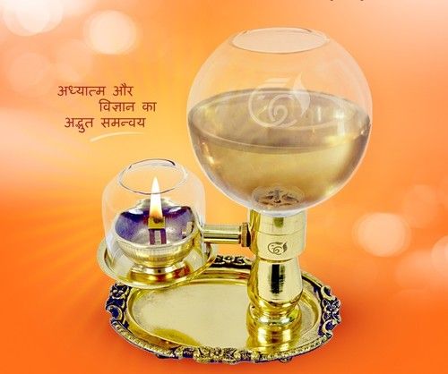 Golden Decorative Brass Akhand Diya