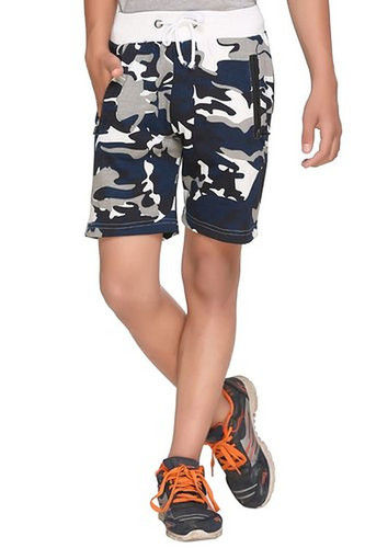 Multicolor Harbor N Bay Boys Cotton Army Printed Short