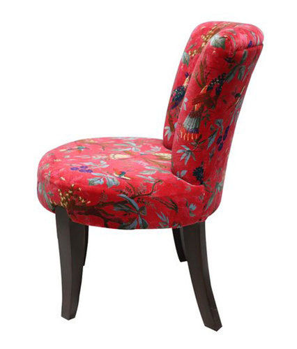 Printed Wooden Upholstery Chair
