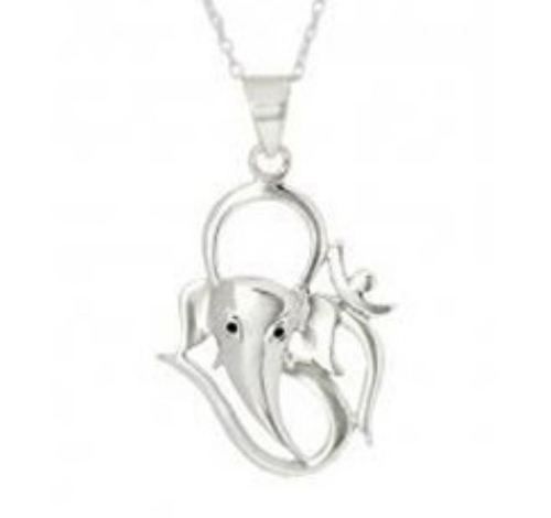 925 Sterling Silver Ganesha Pendants Gender: Unisex