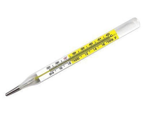 Crack Proof Oval Clinical Thermometer