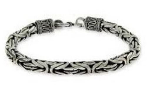 Buy Mens Silver Bracelet 925 Mens Chain Bracelet Sterling Silver Online in  India  Etsy