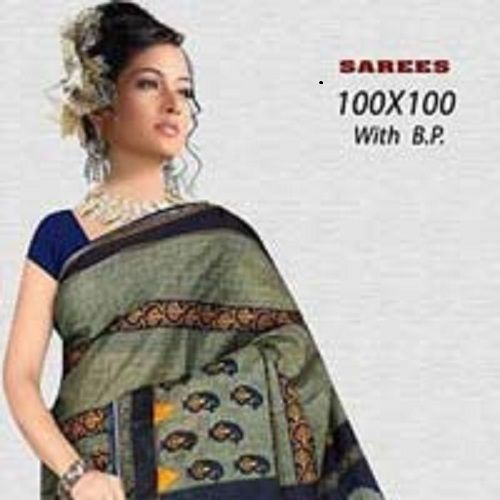 Fancy Cotton Printed Saree