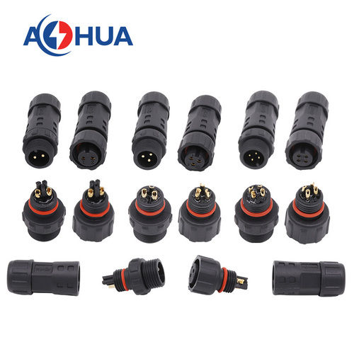 Male Female Waterproof M12 2pin Circular Connector