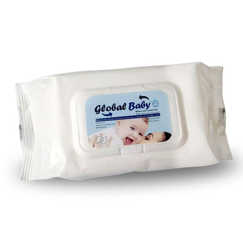 Globalbaby Skincare Gentle Baby Wet Wipes Use: Cleaning