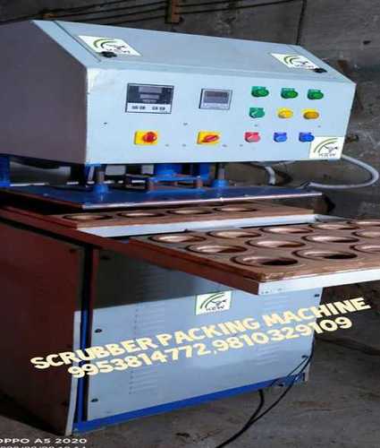 Automatic Rotating Scrubber Packing Machine At Ghaziabad