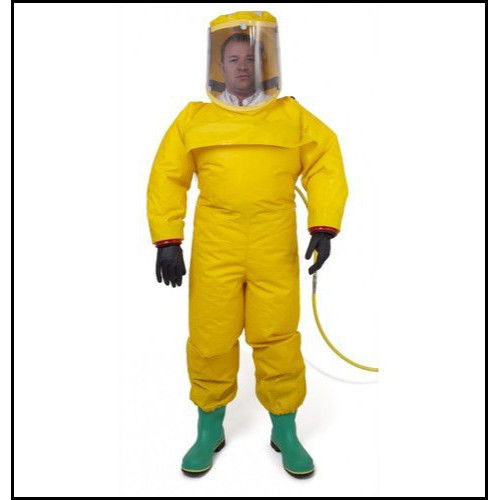 Not Reflective Chemical Pressure Suit