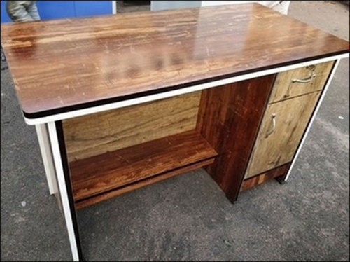 Brown Rectangular Wooden Executive Table