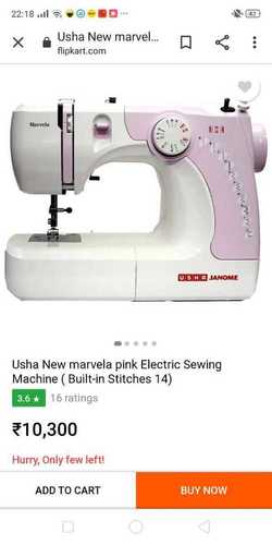 Semi-Automatic Electric Sewing Machine Built In Stitches 14