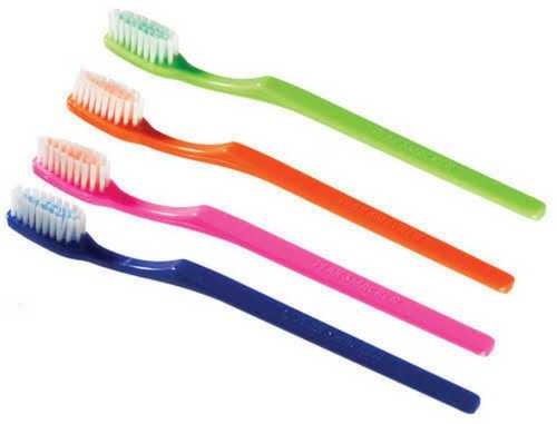 Flexible Multi Color Plastic Toothbrush