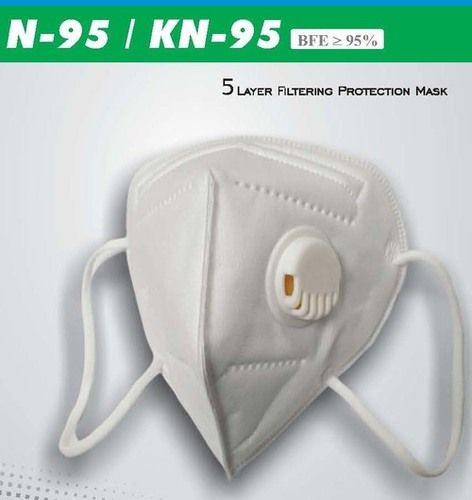 White Promaxx N95 Mask With 5 Layer Filtering