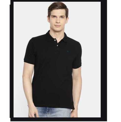 Black Color Cotton T Shirts Gender: Male